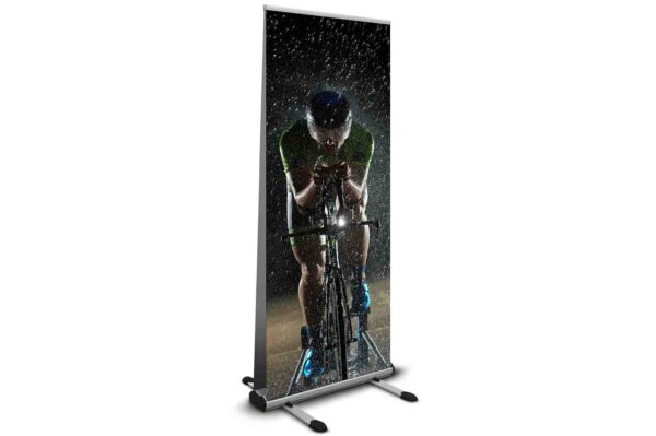 Outdoor roller banner